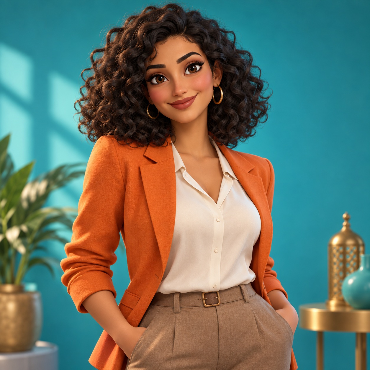 3D animated character