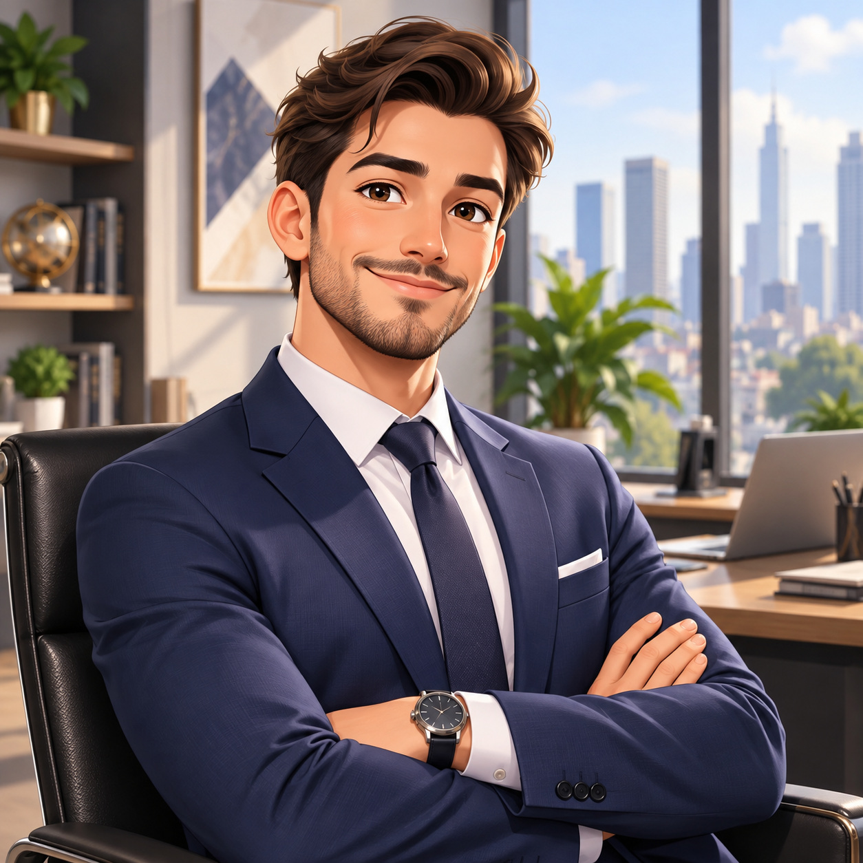 Cartoon Business Avatar