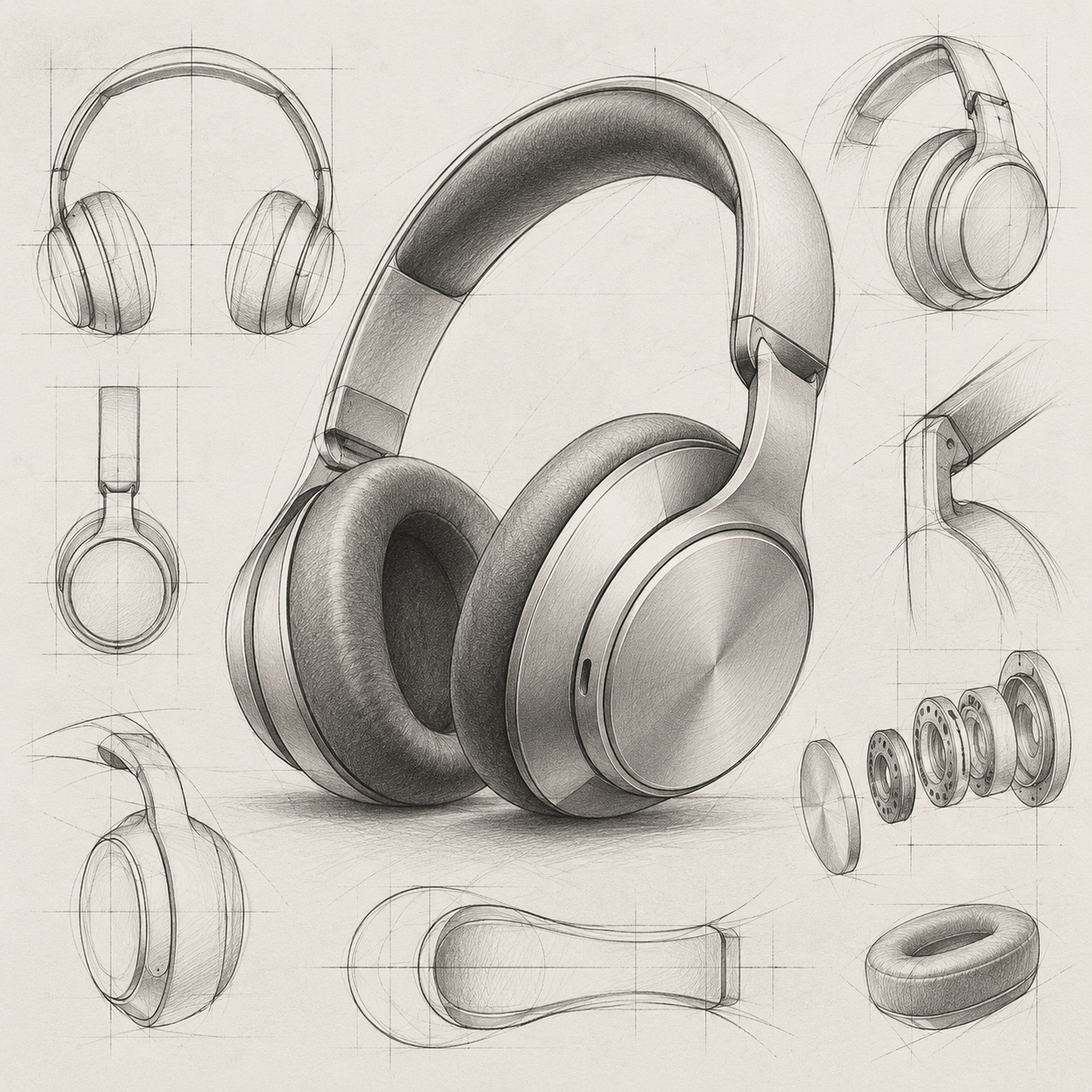 Product Pencil Concept Sketch
